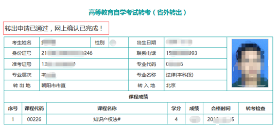 辽宁省自学考试(自考本科)申请转出考生网上确认操作说明 辽宁省自学考试(自考本科)申请转出考生网上确认操作说明