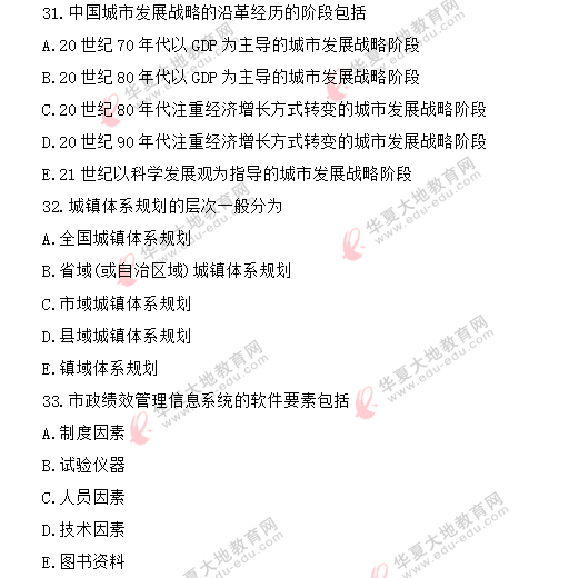 自考《市政学00292》2020年8月考试真题:多选题(共8小题) 自考《市政学00292》2020年8月考试真题:多选题(共8小题)