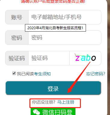 湖北省自考新生如何报考2020年10月考试?报名入口是哪个? 湖北省自考新生如何报考2020年10月考试?报名入口是哪个?