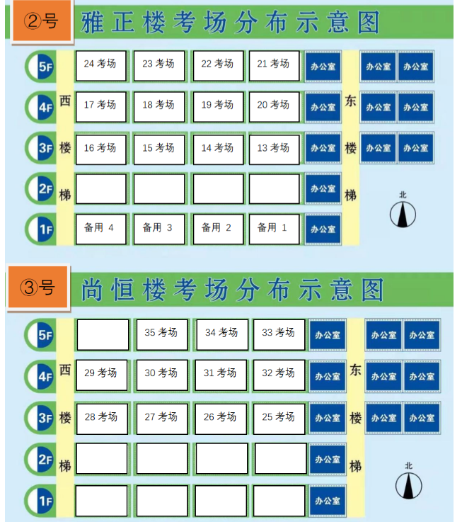 山东淄博市2023年10月高等教育自学考试考点考场平面图 山东淄博市2023年10月高等教育自学考试考点考场平面图